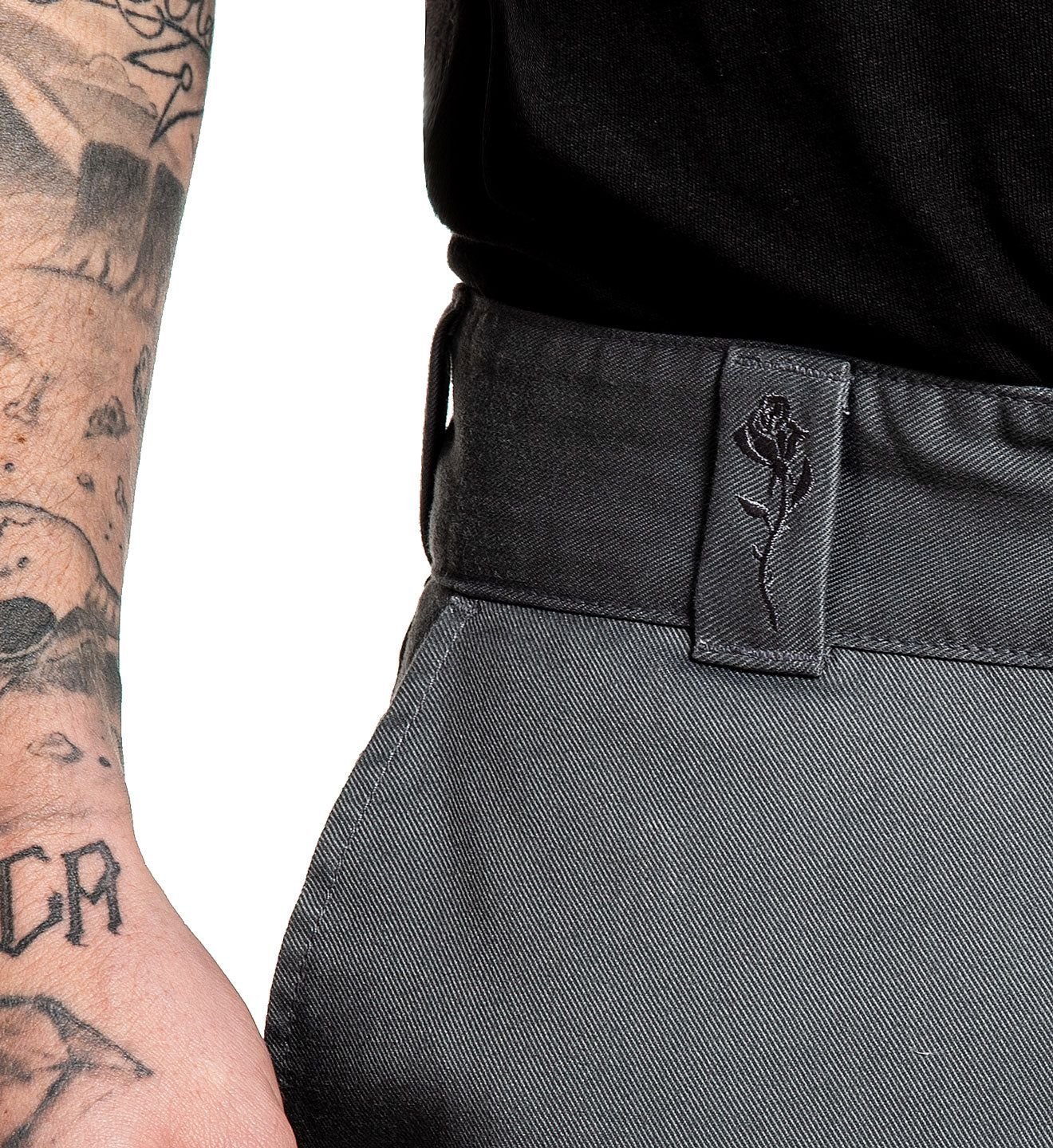 925 Chino Stretch Pant Grey - Image 4