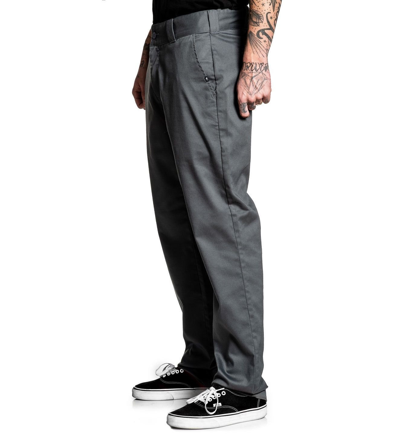 925 Chino Stretch Pant Grey - Image 3