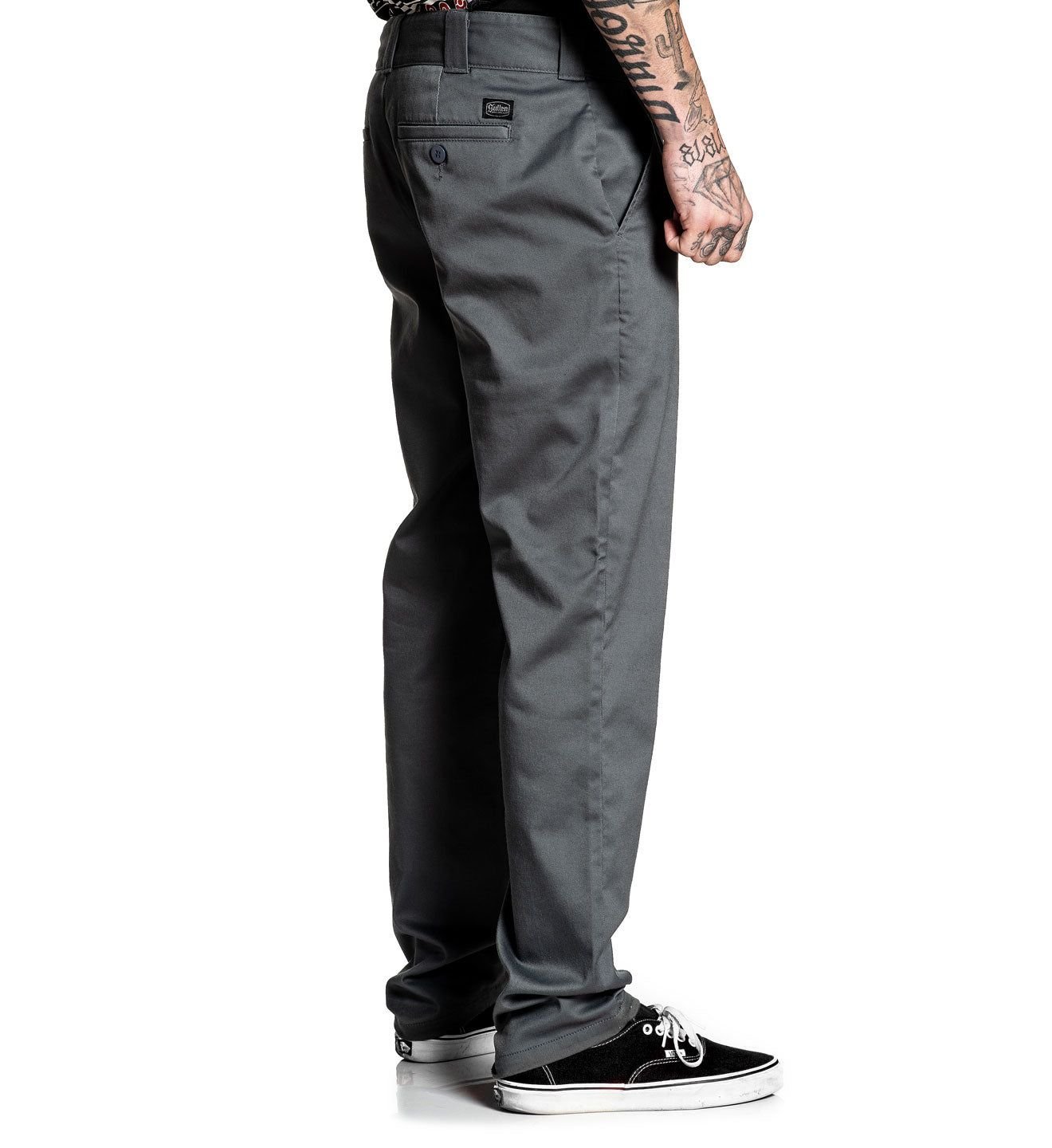 925 Chino Stretch Pant Grey - Image 2