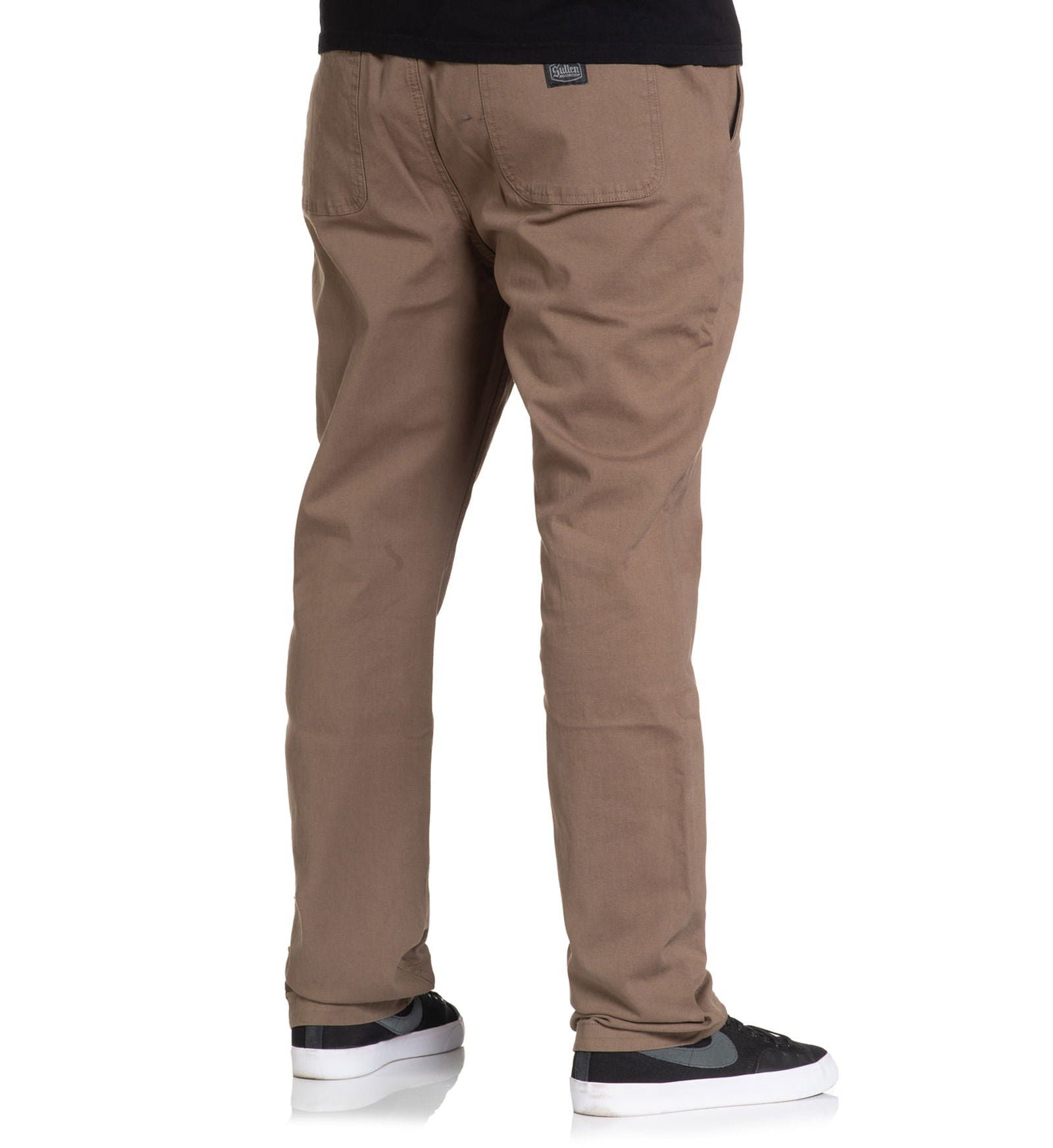 Stretched E-Waist Canvas Pants - Walnut - Image 5