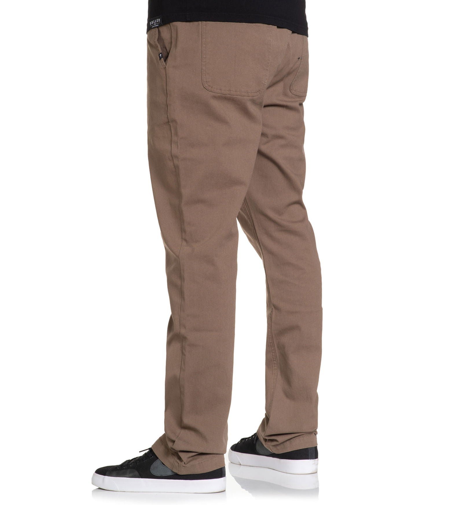 Stretched E-Waist Canvas Pants - Walnut - Image 4